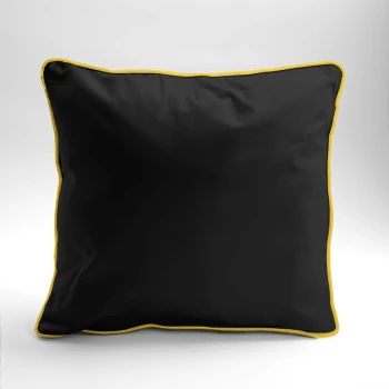 Komplet 2 szt Elegancka Poszewka Makosatyna 40x40 cm BLACK