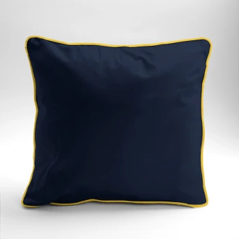 Komplet 2 szt Elegancka Poszewka Makosatyna 40x40 cm DARK BLUE 