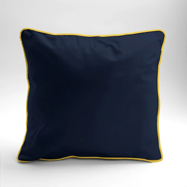 Komplet 2 szt Elegancka Poszewka Makosatyna 40x40 cm DARK BLUE 