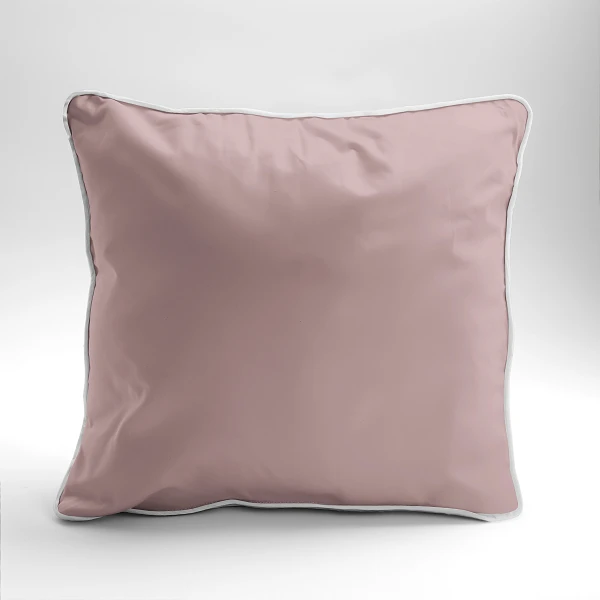 Komplet 2 szt Elegancka Poszewka Makosatyna 40x40 cm POWDER PINK