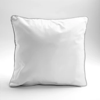 Komplet 2 szt Elegancka Poszewka Makosatyna 40x40 cm WHITE