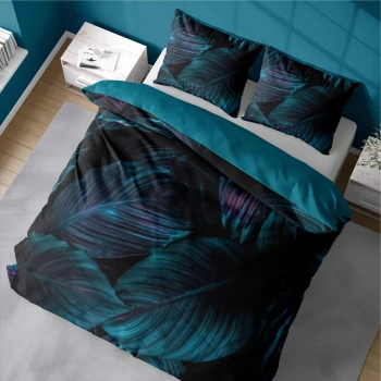 Elegancka Pościel 3D 160x200 cm Liście 4348A