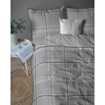 Luksusowa Pościel 160x200 cm Bawełna Lame Percale 5240A