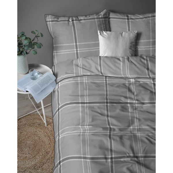 Luksusowa Pościel 160x200 cm Bawełna Lame Percale 5240A