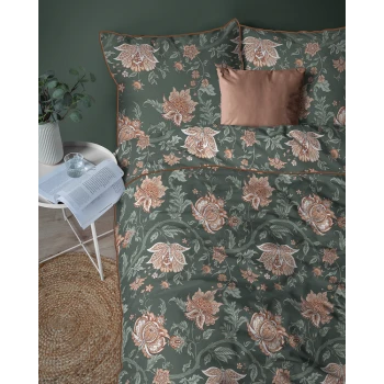 Luksusowa Pościel 160x200 cm Bawełna Lame Percale 5242A