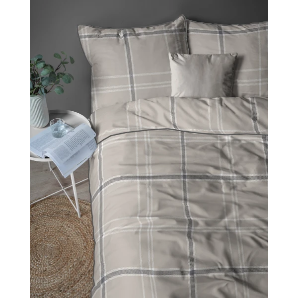 Luksusowa Pościel 220x200 cm Bawełna Lame Percale 5240B