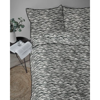 Luksusowa Pościel 220x200 cm Bawełna Lame Percale 5591B