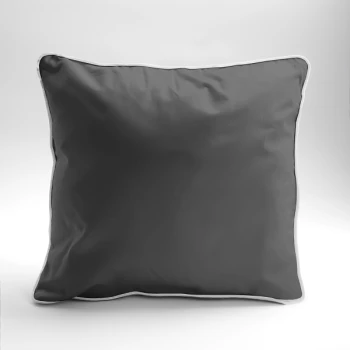 Komplet 2 szt Elegancka Poszewka Makosatyna 40x40 cm DARK GREY 