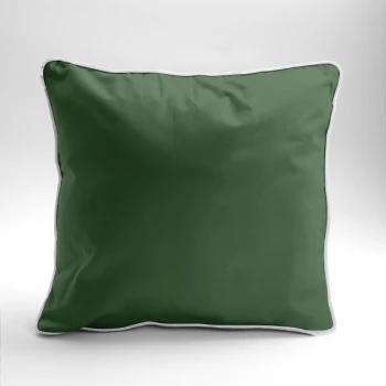 Komplet 2 szt Elegancka Poszewka Makosatyna 40x40 cm Zielona