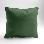 Komplet 2 szt Elegancka Poszewka Makosatyna 40x40 cm Zielona