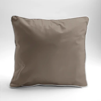 Elegancka Poszewka Makosatyna 40x40 cm x 2 Szt. TAUPE