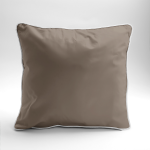 Elegancka Poszewka Makosatyna 40x40 cm x 2 Szt. TAUPE