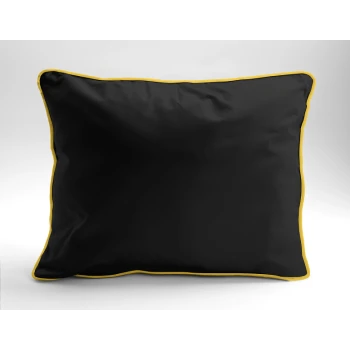 Elegancka Poszewka z Makosatyny 70x80 cm x 2 szt. BLACK
