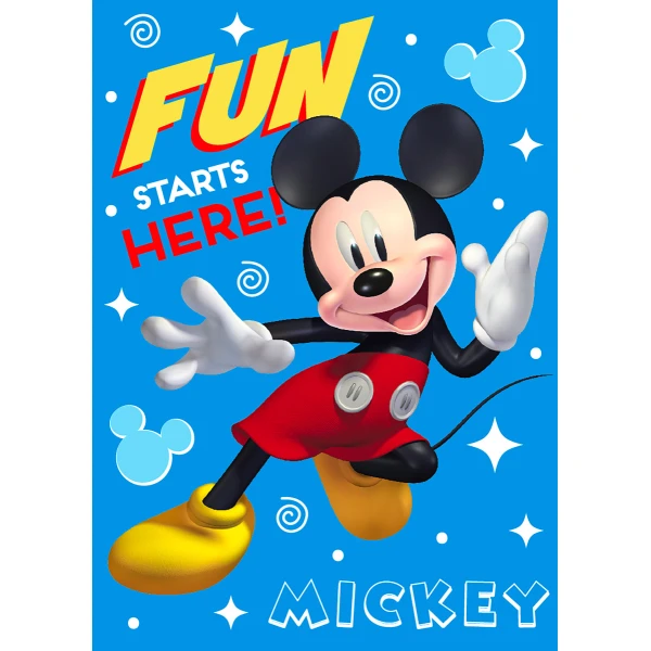 Dziecięcy Koc Polarowy 100x140 cm Mickey 006