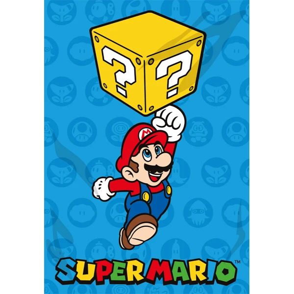 Dziecięcy Koc Polarowy 100x140 cm Super Mario 026