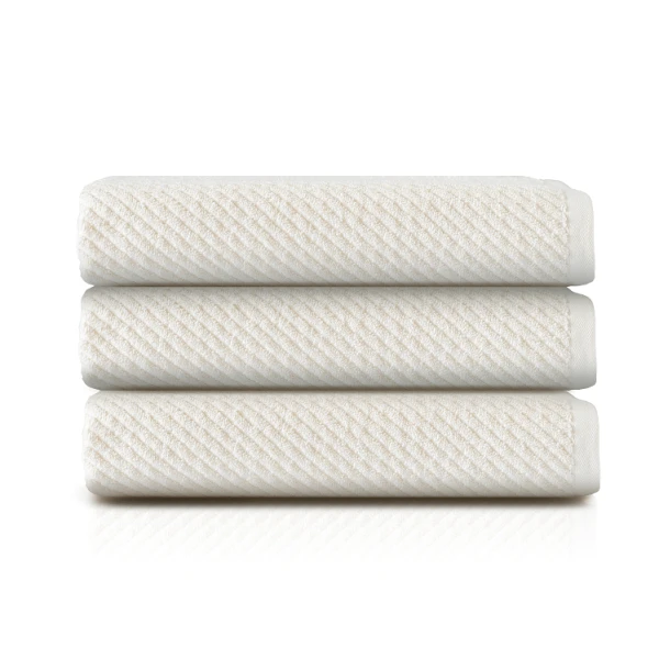 Komplet 3 x Ręcznik 70x140 cm Bawełniany 550 GSM Almond