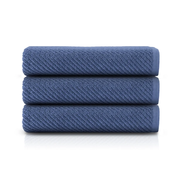 Komplet 3 x Ręcznik 70x140 cm Bawełniany 550 GSM Jeans