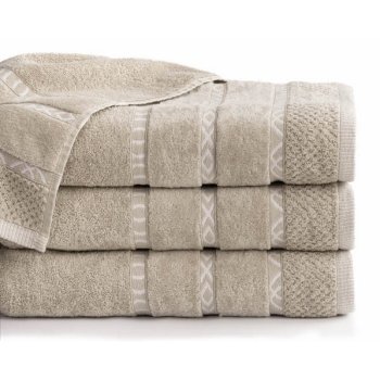 Komplet 5 - Bawełnianych Ręczników 30x50 cm. 550gsm Beżowy GIN