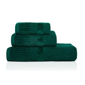 Komplet 5 - Ręczników 30x50 cm. 550gsm Bawełna 100 % Ciemny Zielony IVO