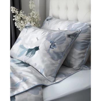 Luksusowa Pościel 160x200 cm Bawełna Lame Percale 5590B