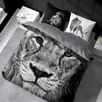 Pościel Holenderska 160x200 cm Animal Efekt 3D 3812-A Lew