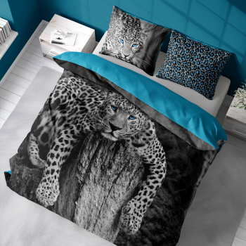 Pościel 160x200 cm Animal Efekt 3D 3822A Lampart
