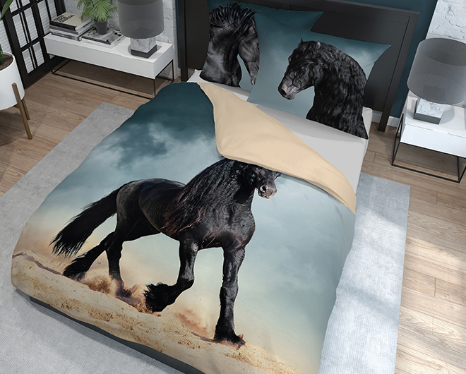 Pościel 160x200 cm Animal Efekt 3D 3925 Koń
