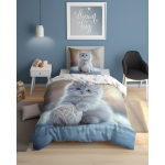 Pościel Kotek 160x200 cm 100% Bawełna 5573A