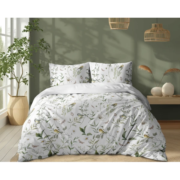 Komplet Pościeli Bawełnianej 160x200 cm 100% Bawełna 5500A