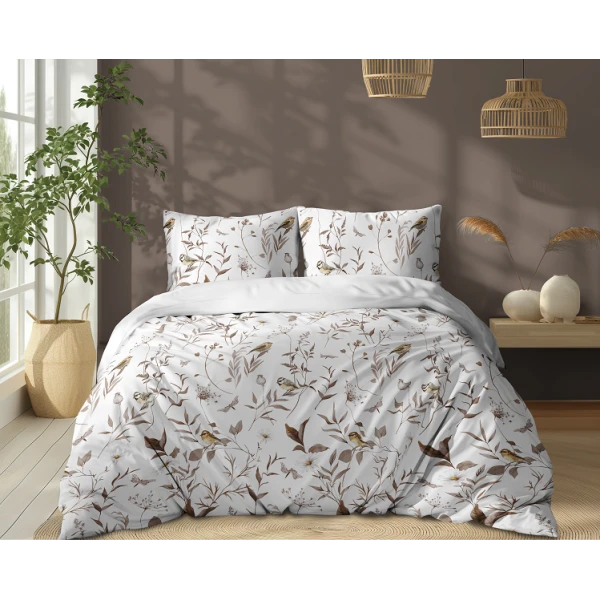 Komplet Pościeli Bawełnianej 220x200 cm 100% Bawełna 5500B