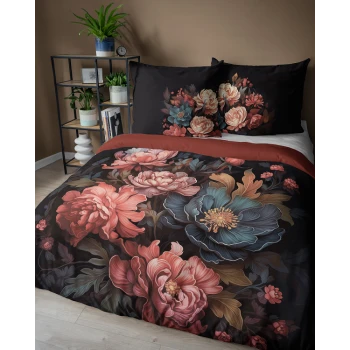 Pościel 220x200 cm Holenderska 100% Bawełna w Kwiaty 5116A