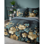 Pościel Holenderska 220x200 cm100% Bawełna w Kwiaty 5118A
