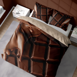 Pościel 3D Czekolada 160x200 cm +2 Poszewki 70x80 cm 5306A