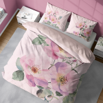 Pościel 3D 160x200 cm Kwiaty + 2 Poszewki 70x80 cm 5426A