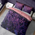 Pościel 3D 160x200 cm Lawendowa Łąka 5317A 