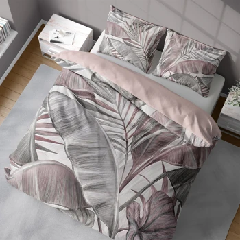 Pościel 3D Liście 160x200 cm +2 Poszewki 70x80 cm 5435A 