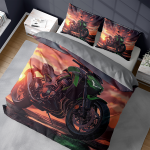 Pościel 3D Ścigacz 220x200 cm +2 Poszewki 70x80 cm 5434A
