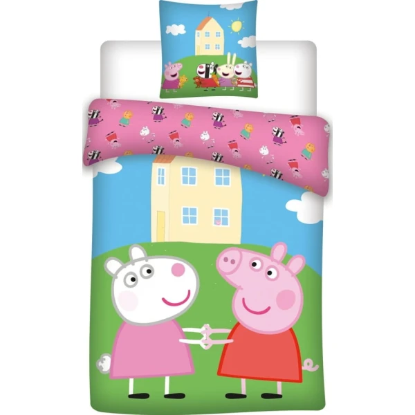 Pościel Dziecięca Peppa LICENCJA 160x200 cm. SKL PEP 002