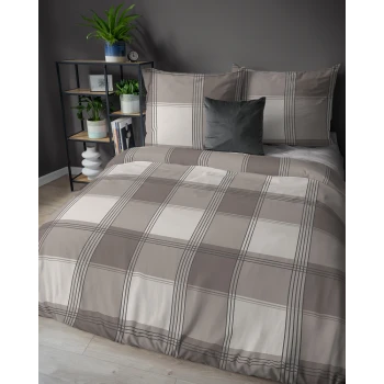 Pościel Flanelowa 220x200 cm Krata 5627A