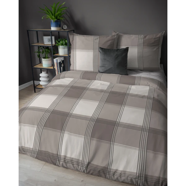 Pościel Flanelowa 220x200 cm Krata 5627A
