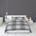 Pościel Flanelowa 220x200 cm Krata 5627B