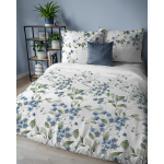 Pościel Flanelowa 160x200 cm Flanela Kwiaty 5626A