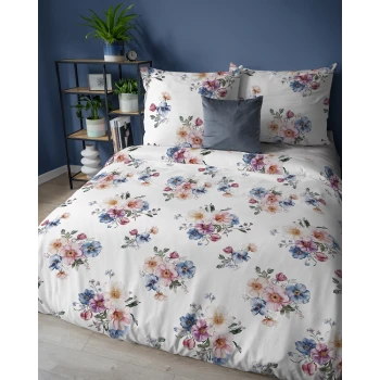 Pościel Flanelowa 160x200 cm Flanela w Kwiaty 5629A