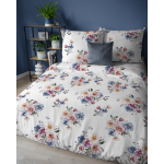 Pościel Flanelowa 160x200 cm Flanela w Kwiaty 5629A