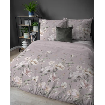 Pościel Flanelowa 160x200 cm Flanela Kwiaty 5636 B