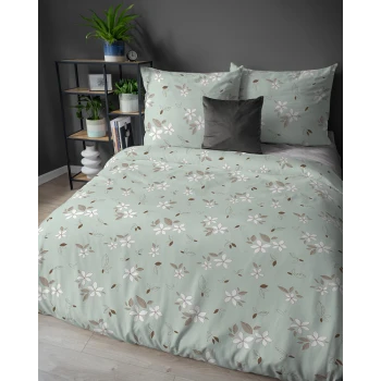 Pościel Flanelowa 220x200 cm Kwiaty Flanela 5632B