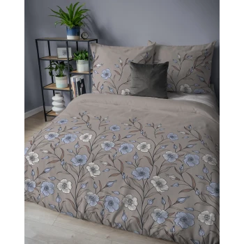 Pościel Flanelowa 220x200 cm Kwiaty Flanela 5633A