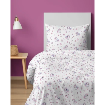 Pościel Jednorożce 160x200 cm 100% Bawełna 5587A