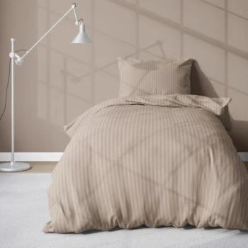 Pościel Satyna Bawełniana Exclusive 140x200 cm PURE TAUPE