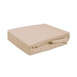 Prześcieradło frotte z gumką 90x200 cm Beż 018 